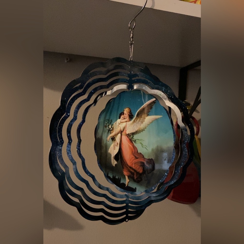 Angel Metal Wind Spinner
